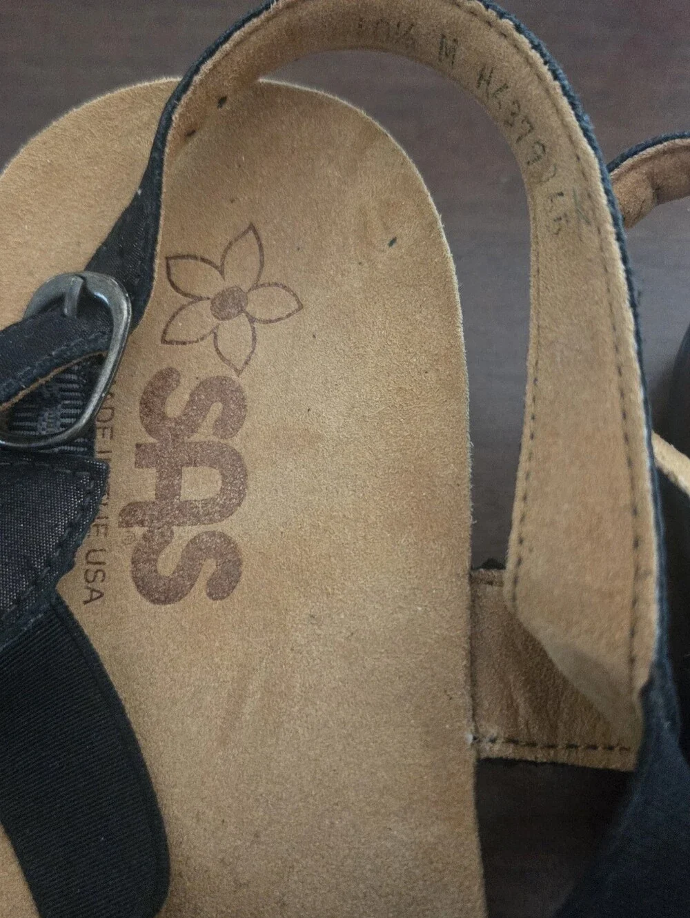 SAS Clover Sandals Comfort Walking Black Size 10.5